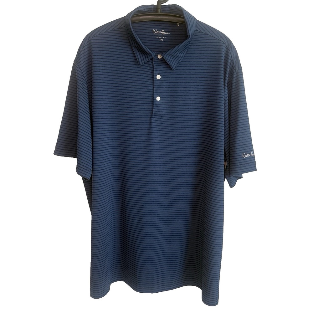 Walter Hagen Striped Short Sleeve Polo Shirt XXL Golf Activewear Athleisure